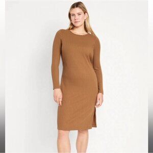 Old Navy Maternity Long Sleeve Rib Knit Dress